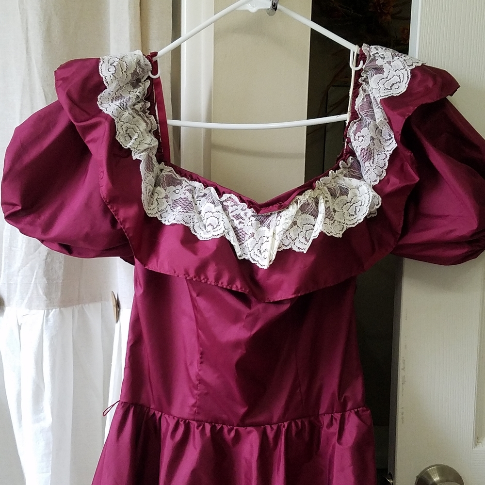Vintage Gunne Sax Scarlet Gown
